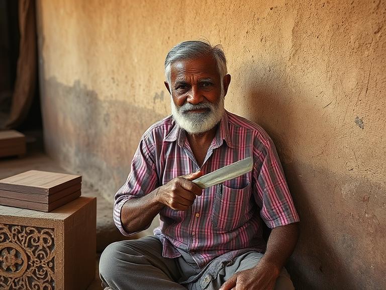 Carved by Hand, Etched by Heart – The Story of a Rajasthani Wood Carver