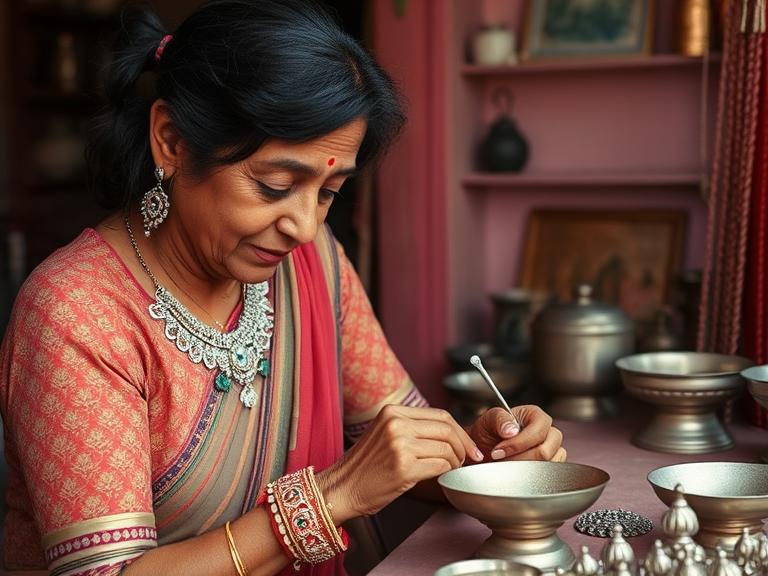 Jewels of the Earth: Handmade Silver Jewelry in Jaipur