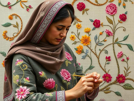 Threads of Tradition – The Life of a Kashmiri Crewel Embroiderer