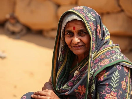 Jewels of the Desert – The Art of Mirror Work Embroidery in Kutch